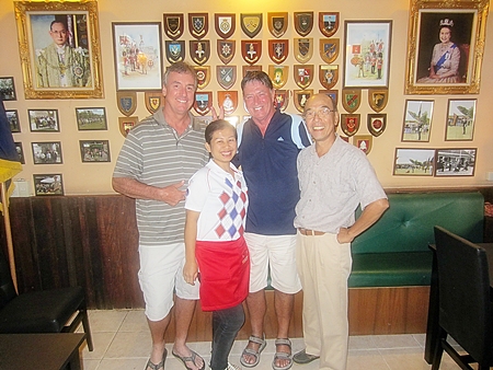 Tuesday’s winners back at Tropical Bert’s.